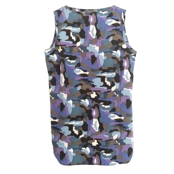 PHILOSOPHY Purple Camo Sleeveless Tank Top Size Small - Picture 2 of 3